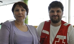 Red Cross volunteer helps Lac-Mégantic resident in need
